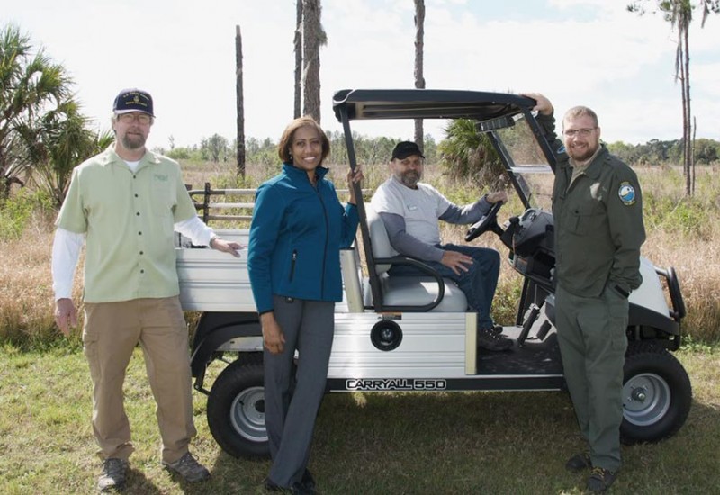 Getting Around: FoA Purchases Club Car Carryall for Campground Hosts